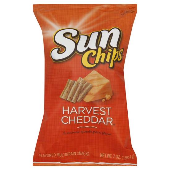 Order Sunchips Flavored Whole Grain Snacks Harvest Cheddar (7 oz) food online from Rite Aid store, Yamhill County on bringmethat.com