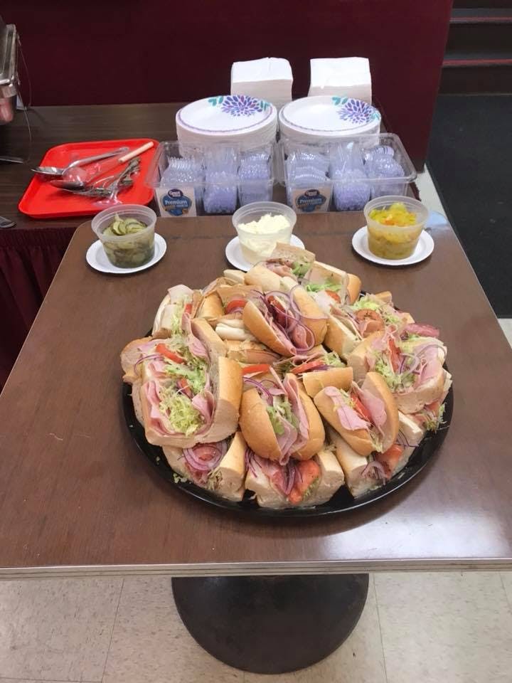 Order Hoagie Catering - 3'' food online from Lorenzo's Pizza store, Fountain Hill on bringmethat.com