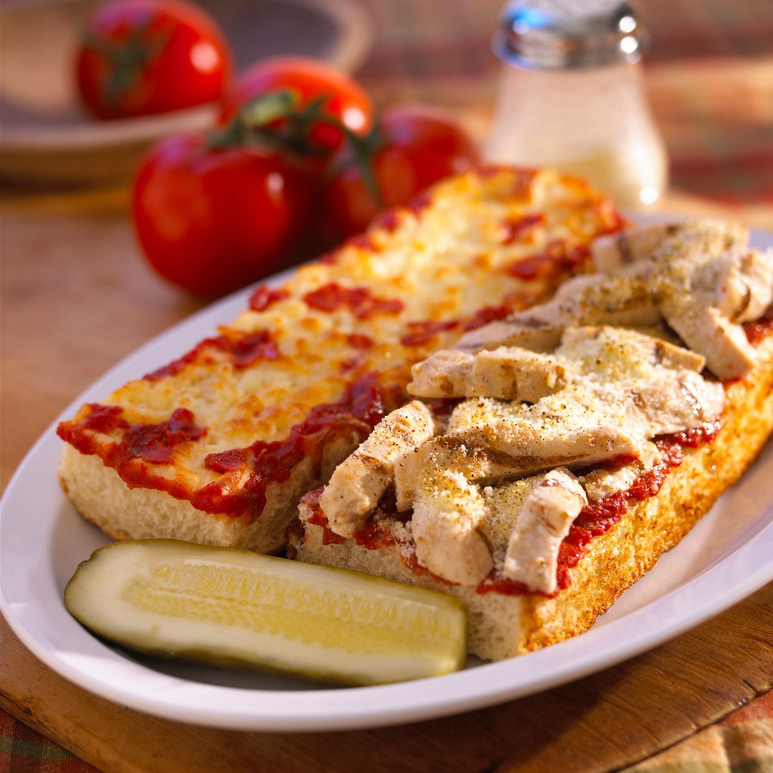 Order Chicken Parmesan Grinder - Quarter 4.5" food online from Bellacino's Pizza & Grinders store, Southfield on bringmethat.com