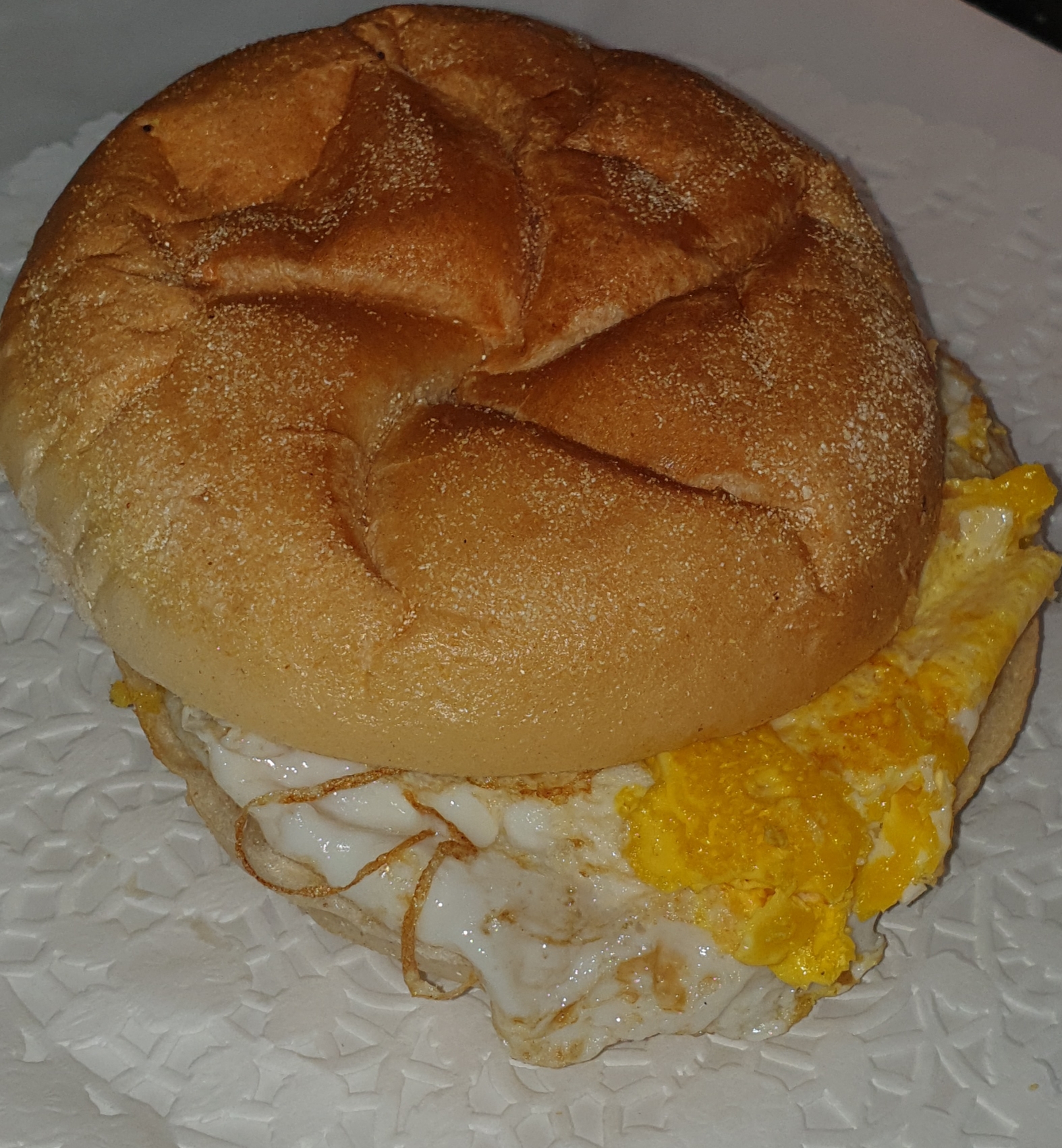 Order 1B-2 Eggs on Roll food online from Taz Cafe store, New York on bringmethat.com