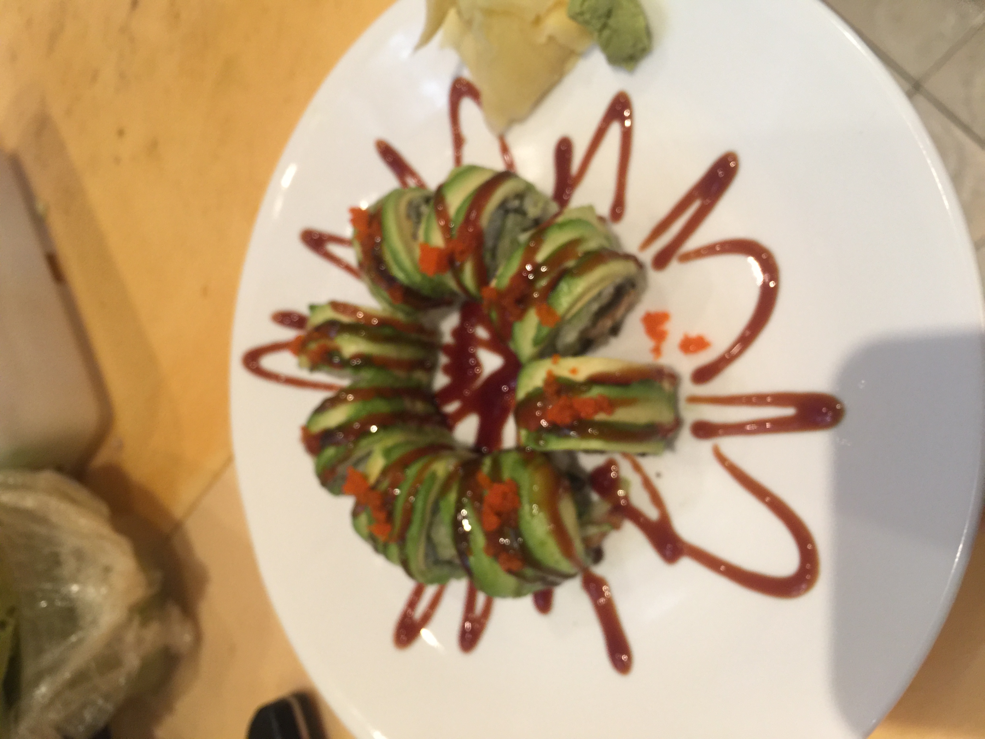 Order 142. Dragon Roll food online from Yummy sushi store, New York on bringmethat.com