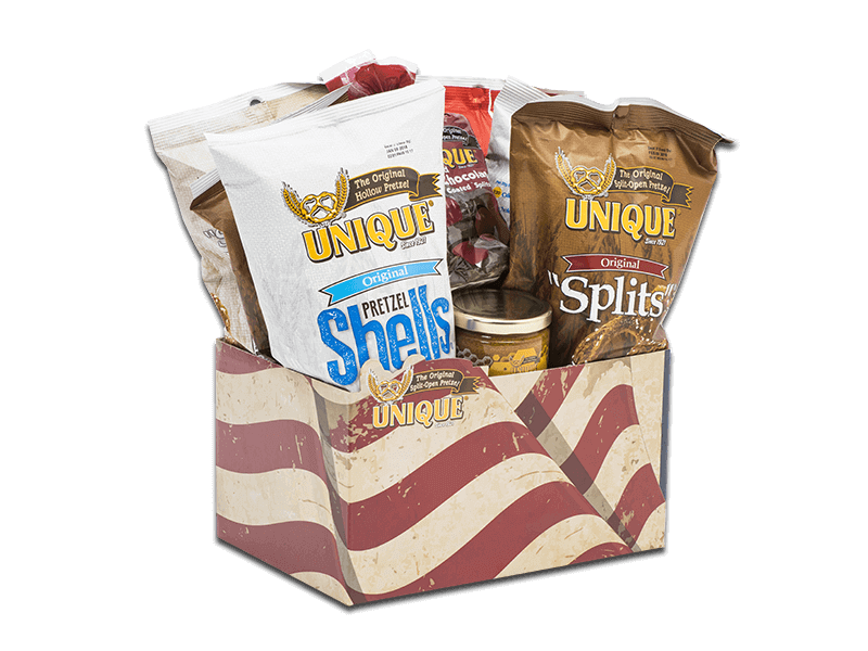 Order Patriotic Gift Boxes food online from Unique Snacks store, Reading on bringmethat.com
