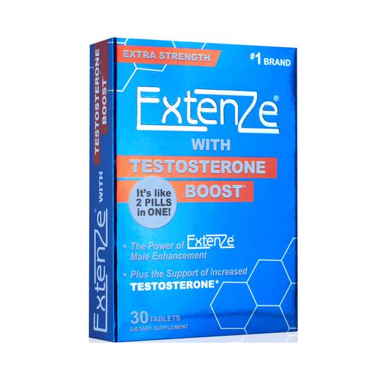 Order ExtenZe Male Enhancement with Testosterone Boost (30 ct) food online from Rite Aid store, Palm Desert on bringmethat.com