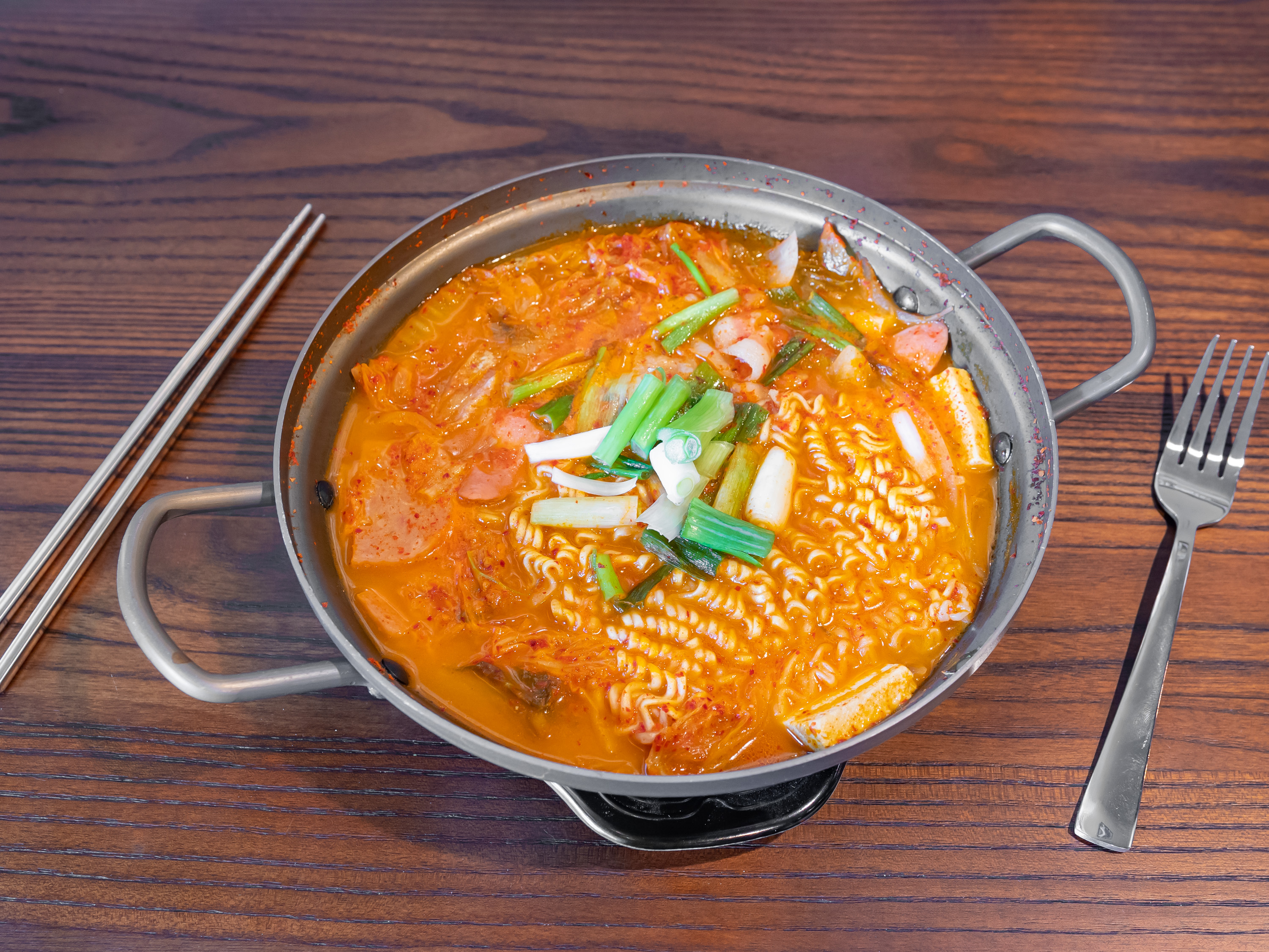 Order boo dae jji gae food online from Yogi Korean Restaurant store, Champaign on bringmethat.com