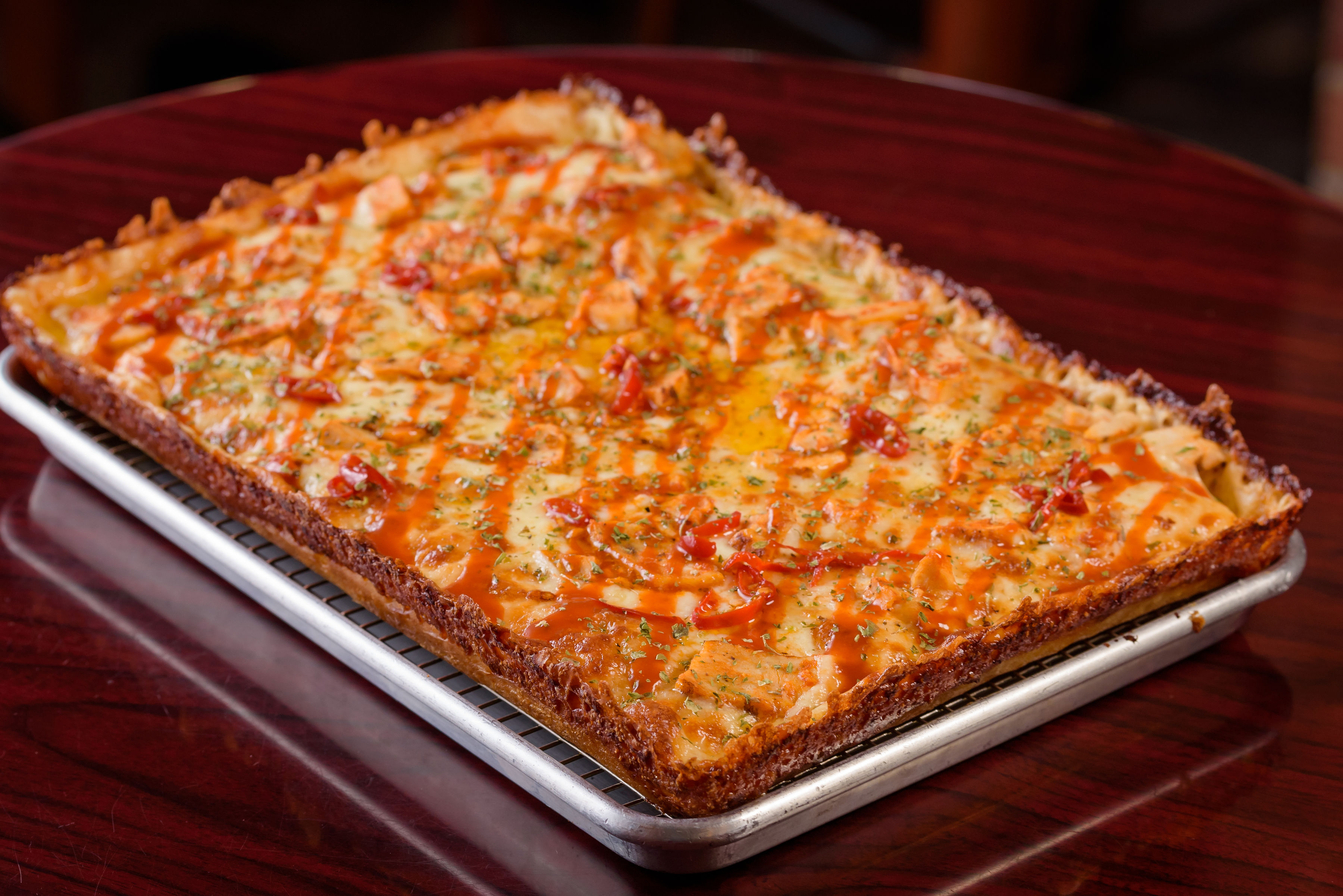 Order FIREBIRD (Buffalo Chicken) food online from Square Pizza Co store, San Diego on bringmethat.com
