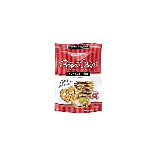 Order Snack Factory Pretzel Crisps Everything (7.2 OZ) 108541 food online from Bevmo! store, Albany on bringmethat.com