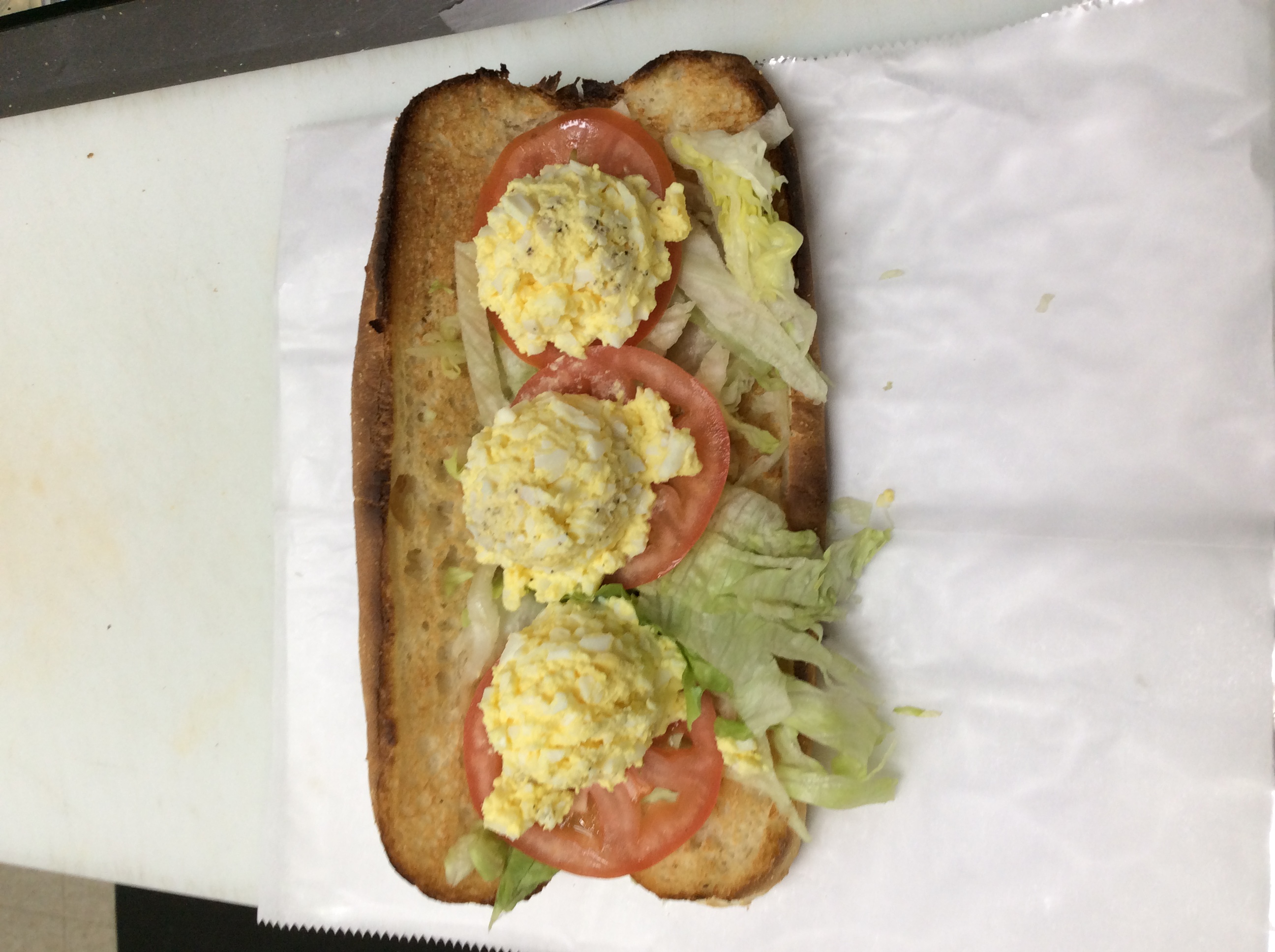 Order Egg Salad Sub food online from Sam Market Deli And Grill store, Edgewater on bringmethat.com