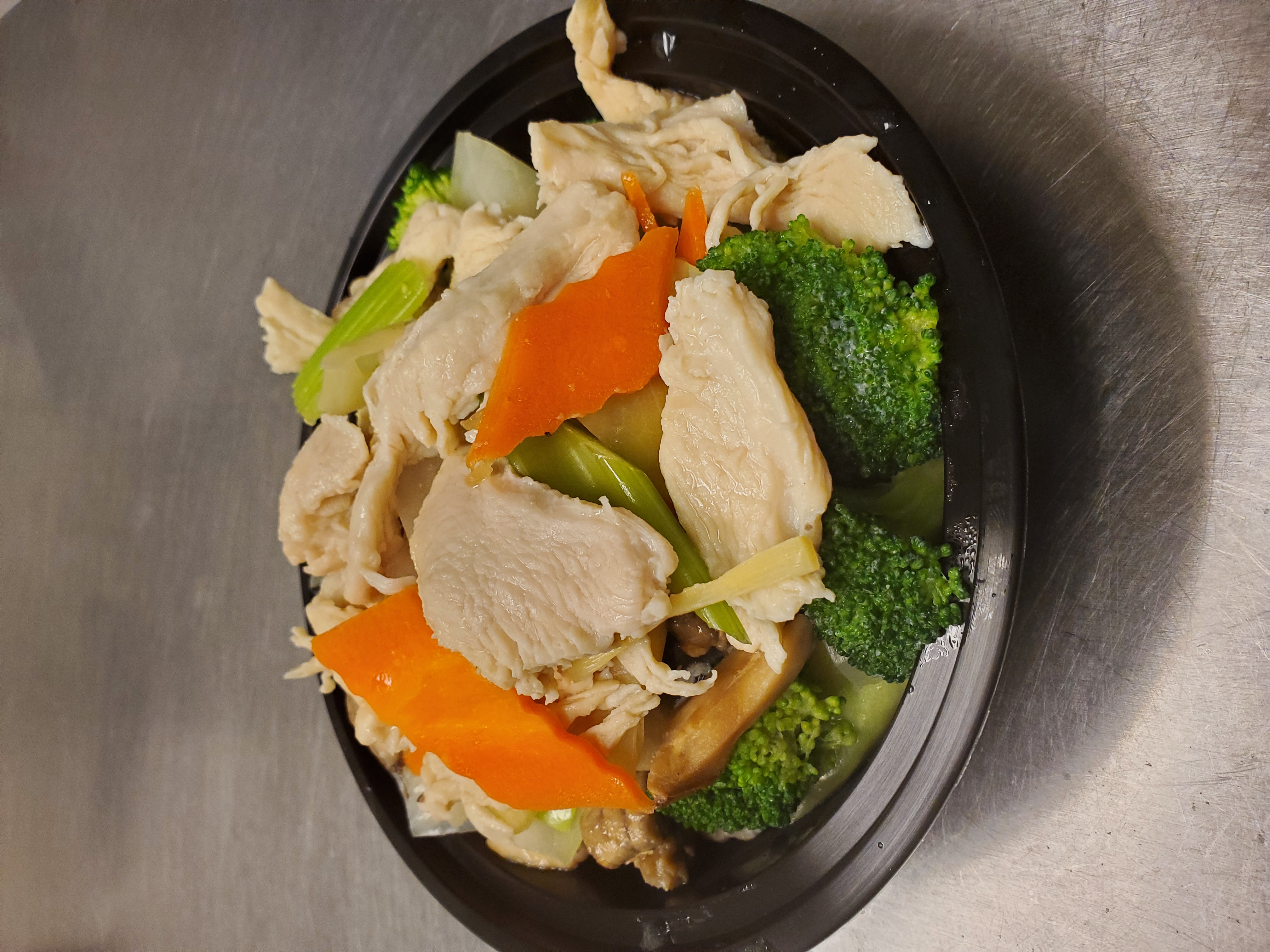 Order Steamed Chicken with Mixed Vegetable food online from Panda Kitchen store, Houston on bringmethat.com