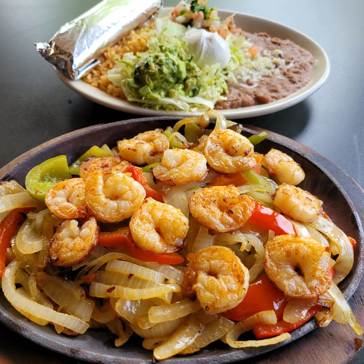 Order Shrimp Fajita food online from Tacos & Tequilas Mexican Grill store, Buford on bringmethat.com