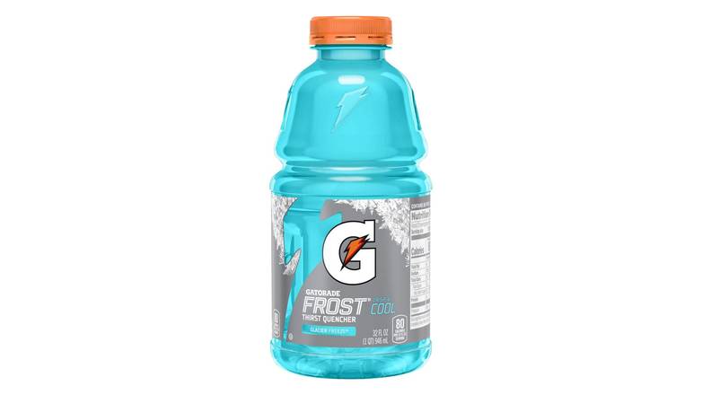 Order Gatorade G Frost Glacier Freeze Thirst Quencher Sports Drink 32 oz food online from Valero Food Mart store, Murrayville on bringmethat.com
