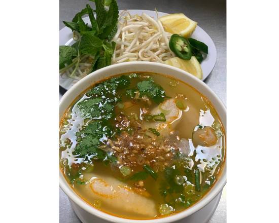 Order Kien Giang Shrimp & Fish Vermicelli Soup food online from Pho Lee store, Escondido on bringmethat.com