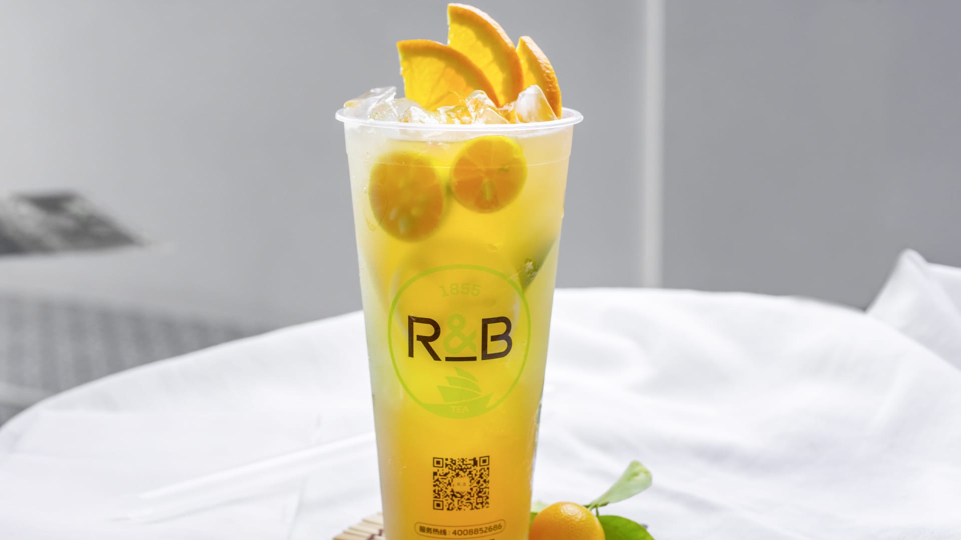 Order Kumquat Lemon Ice Tea food online from R&B Tea store, Gardena on bringmethat.com