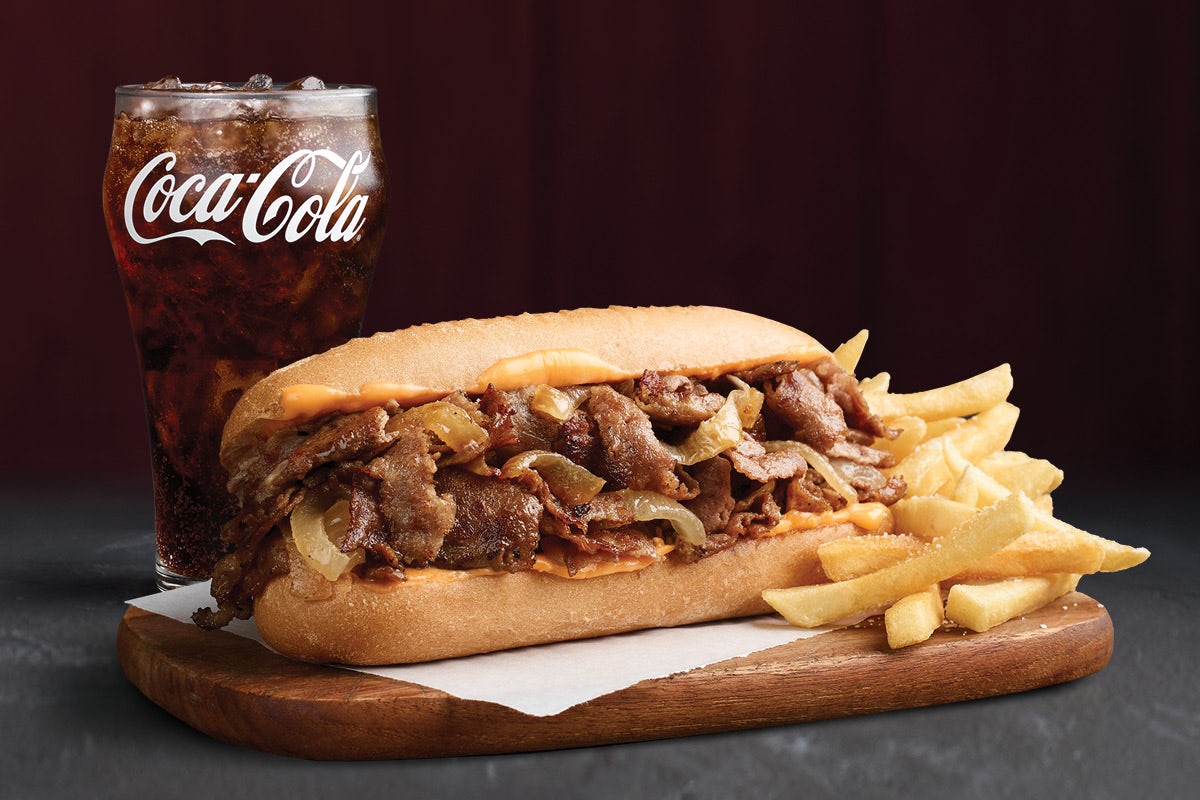 Order Steak and Cheese food online from Roy Rogers Restaurant store, Gaithersburg on bringmethat.com
