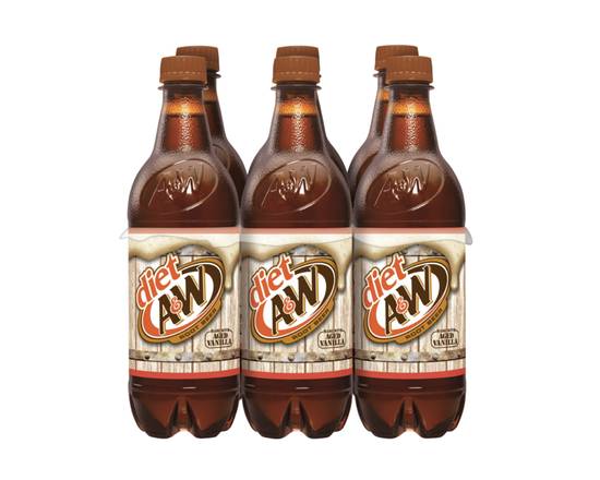 Order Diet A & W: Caffeine Free-Made with Aged Vanilla (16.90 fl oz) food online from Loma Mini Market store, Long Beach on bringmethat.com