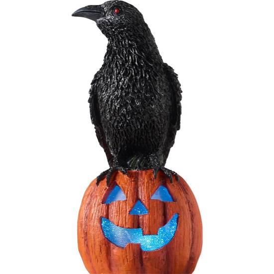 Order Spooky Village Light Up Black Raven Figurine, 9" food online from CVS store, LAGRANGE on bringmethat.com
