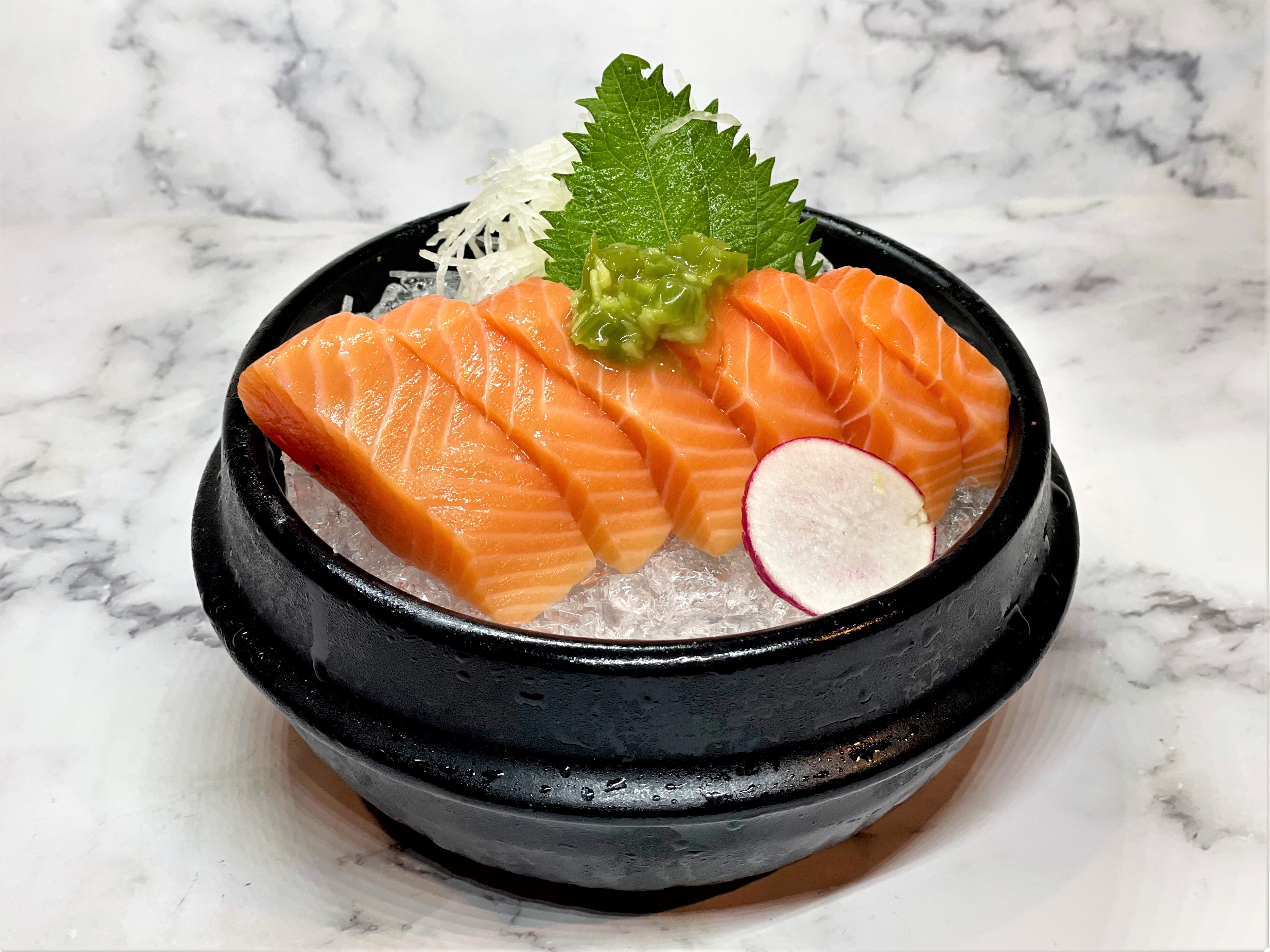 Order King Salmon Sashimi food online from Izakaya Hi store, Houston on bringmethat.com