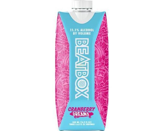 Order Beatbox Cranberry Dreams 500mL Aseptic Pack food online from Maple Mart store, Los Angeles on bringmethat.com