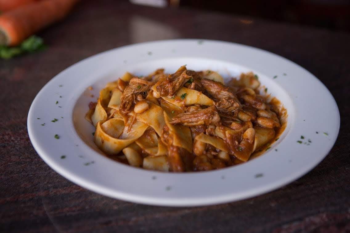 Order Short Rib Pappardelle Dinner food online from Fellini Cafe Of Media store, Media on bringmethat.com