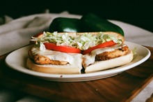 Order 10 Inch Grilled Chicken Sub food online from Crenos Pizza store, Newark on bringmethat.com
