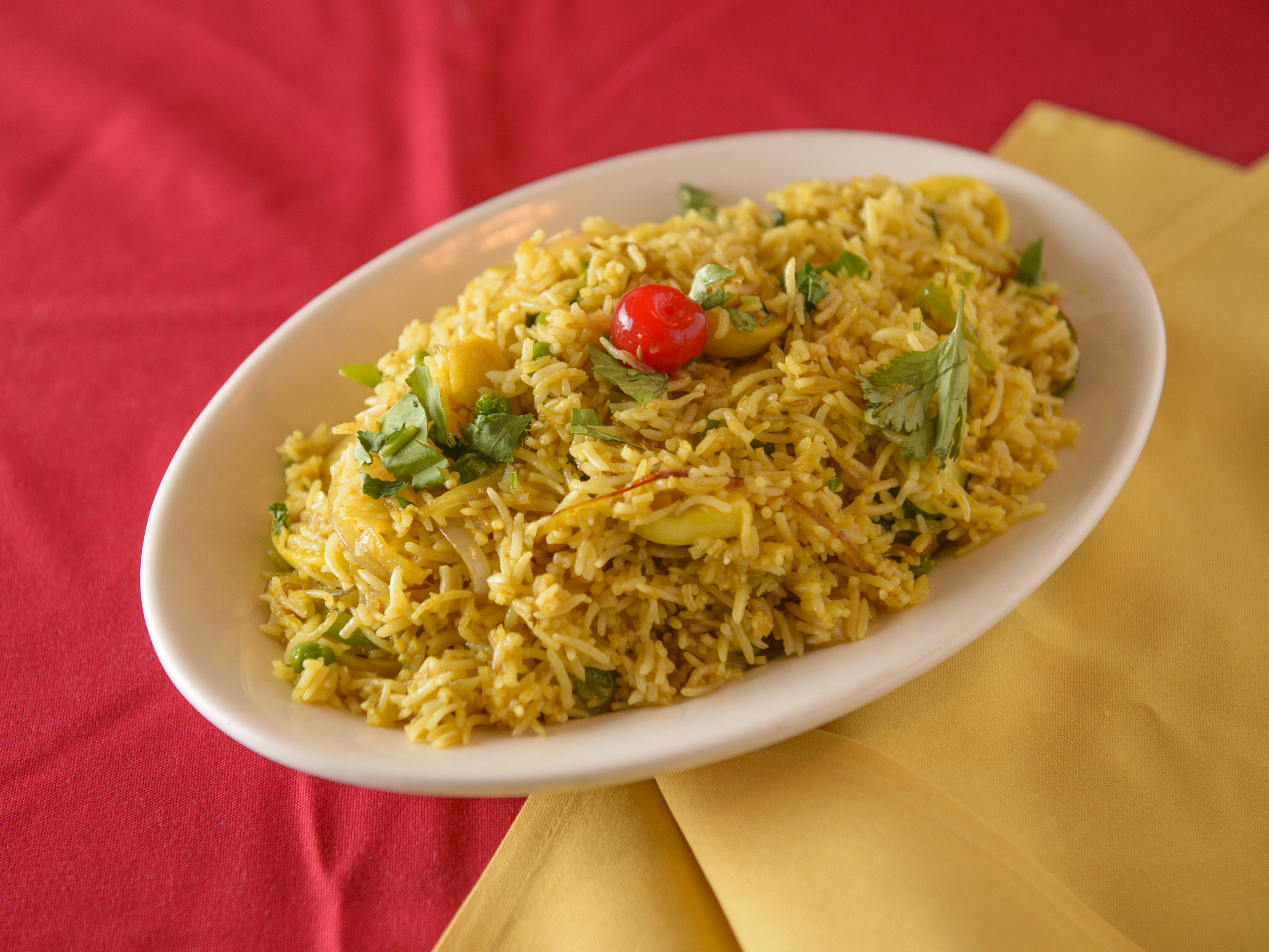Order Vegetable Biryani food online from House Of Tandoor store, Newton Center on bringmethat.com