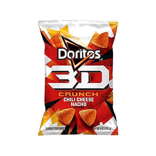 Order Doritos 3D Crunch Chili Cheese Nacho  (6 OZ) 133595 food online from Bevmo! store, Chico on bringmethat.com