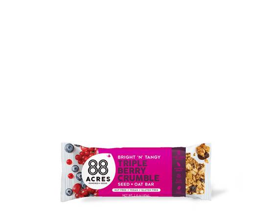 Order 88 Acres Triple Berry Crumble Seed Bar food online from Pressed store, Laguna Niguel on bringmethat.com
