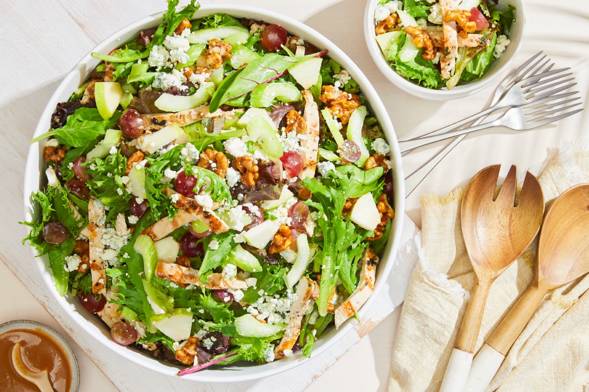 Order CATERING WALDORF CHICKEN SALAD food online from California Pizza Kitchen store, Hollywood on bringmethat.com