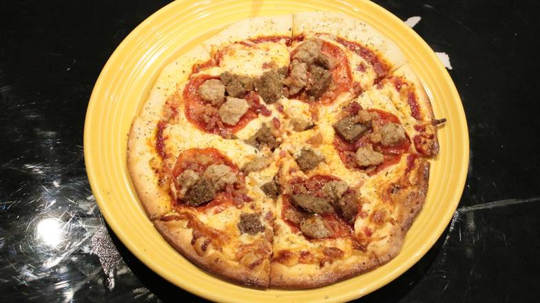Order Meatcraver Pizza food online from Avivo, Brick Oven Pizzeria store, Wichita on bringmethat.com