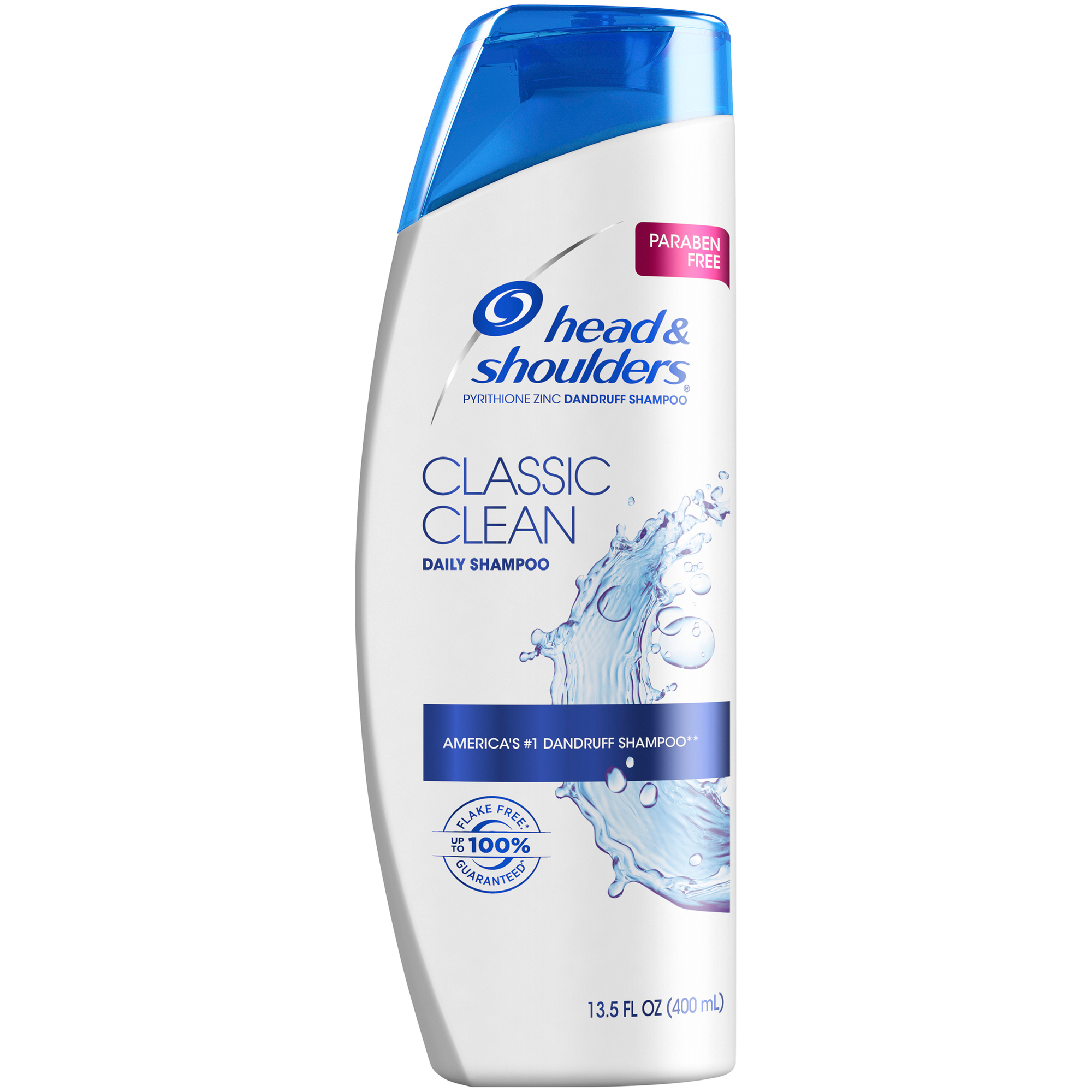 Order Head & Shoulders Classic Clean Daily Use Anti-Dandruff Paraben Free Shampoo - 13.5 fl oz food online from Rite Aid store, MILLER PLACE on bringmethat.com