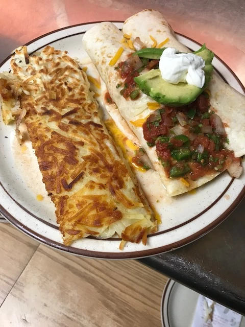 Order Breakfast Burrito food online from Waffles Breakfast & Lunch store, Salinas on bringmethat.com