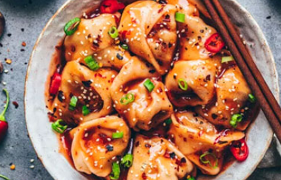 Order 10. Wontons in Hot Sesame Sauce food online from Dim Sum store, Brick Township on bringmethat.com