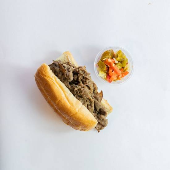 Order Italian Beef Sandwich food online from Slice Factory store, River Forest on bringmethat.com