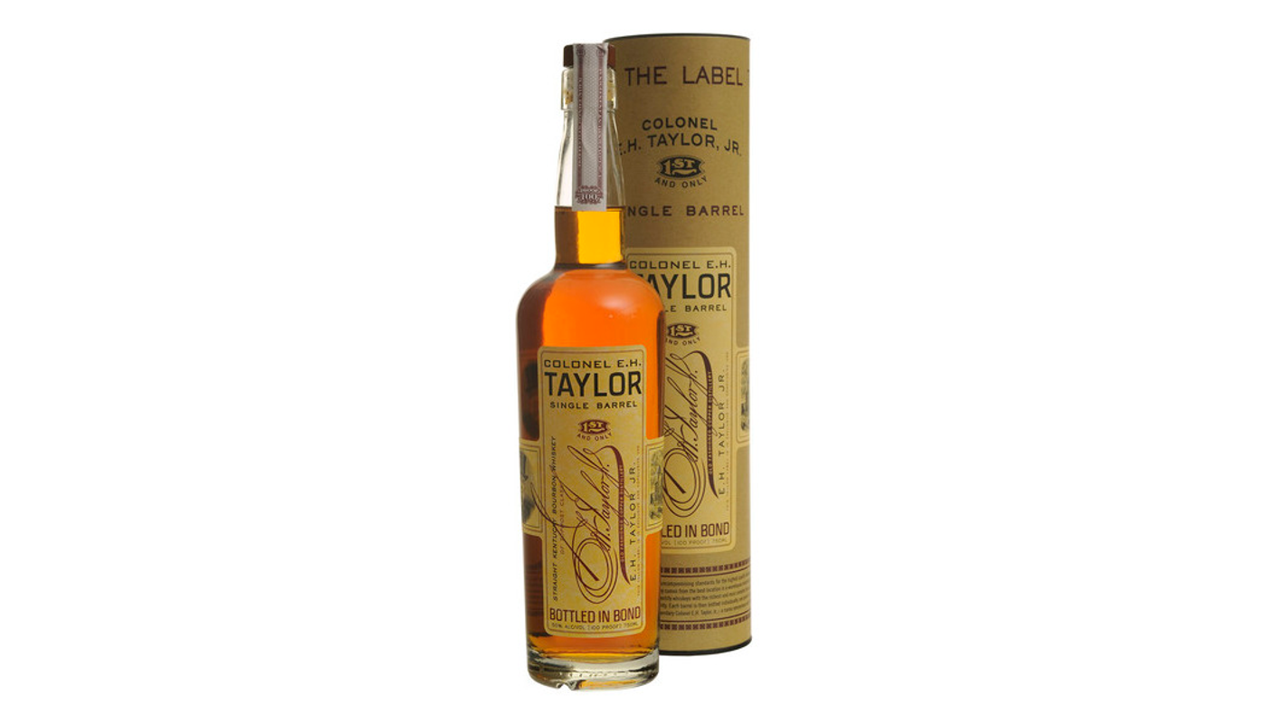 Order ✨ Colonel E.H. Taylor SINGLE BARREL Kentucky Straight Bourbon Whiskey Bottled-In-Bond | 750mL food online from Dimension Liquor store, Lake Forest on bringmethat.com