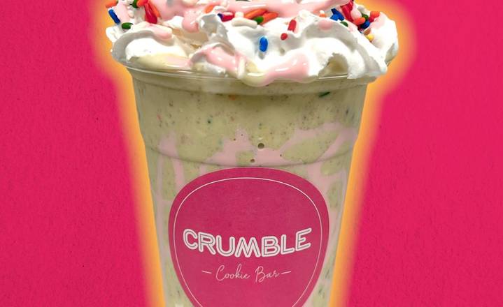 Order Signature Birthday Explosion Shake food online from Crumble Cookie Bar store, Englewood on bringmethat.com