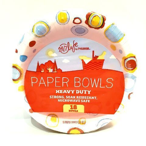 Order 24/7 Life Paper Bowls 18 Count food online from Speedway store, Centerville on bringmethat.com