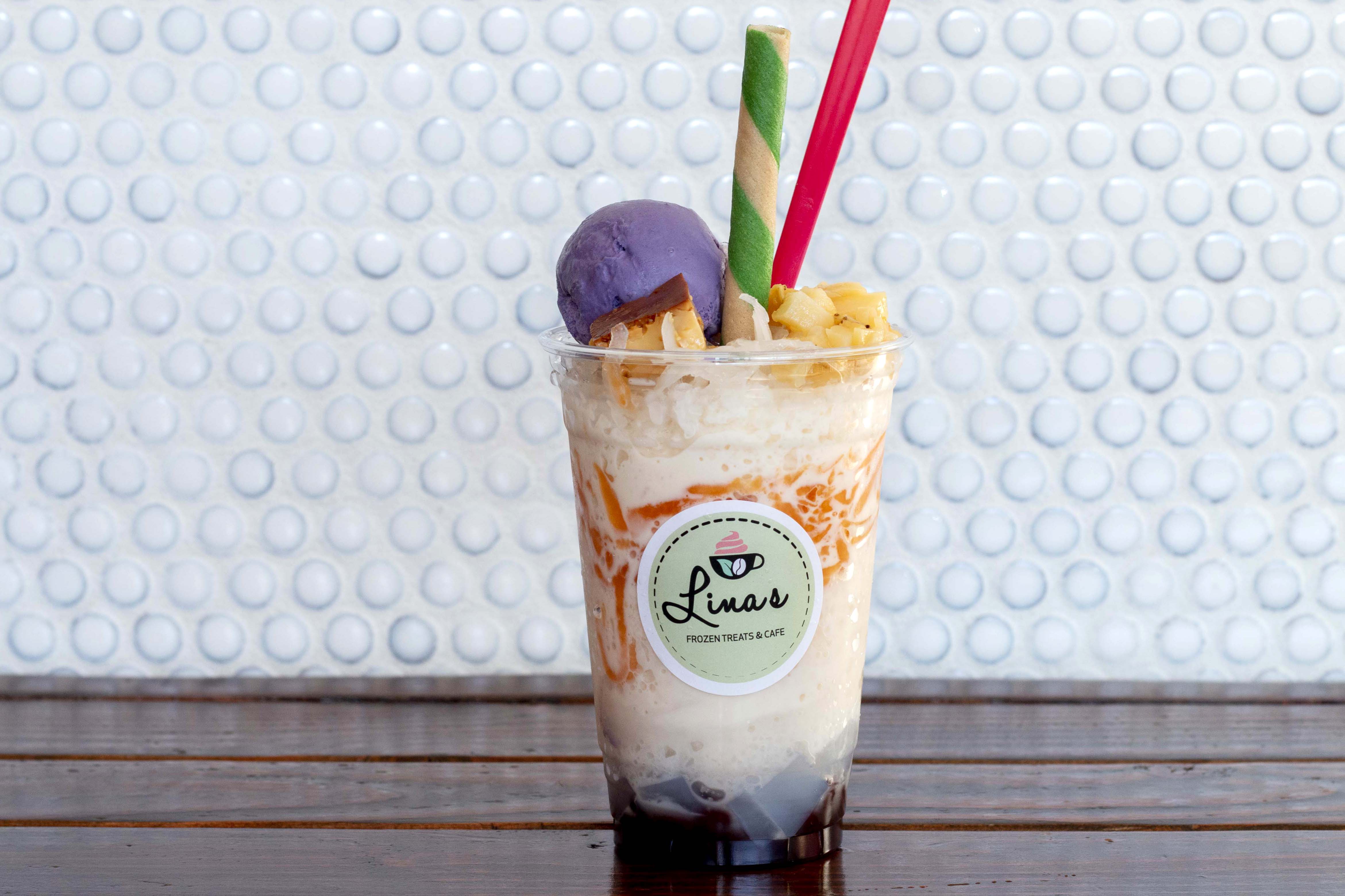 Order Halo-Halo food online from Lina's Frozen Treats store, Niles on bringmethat.com