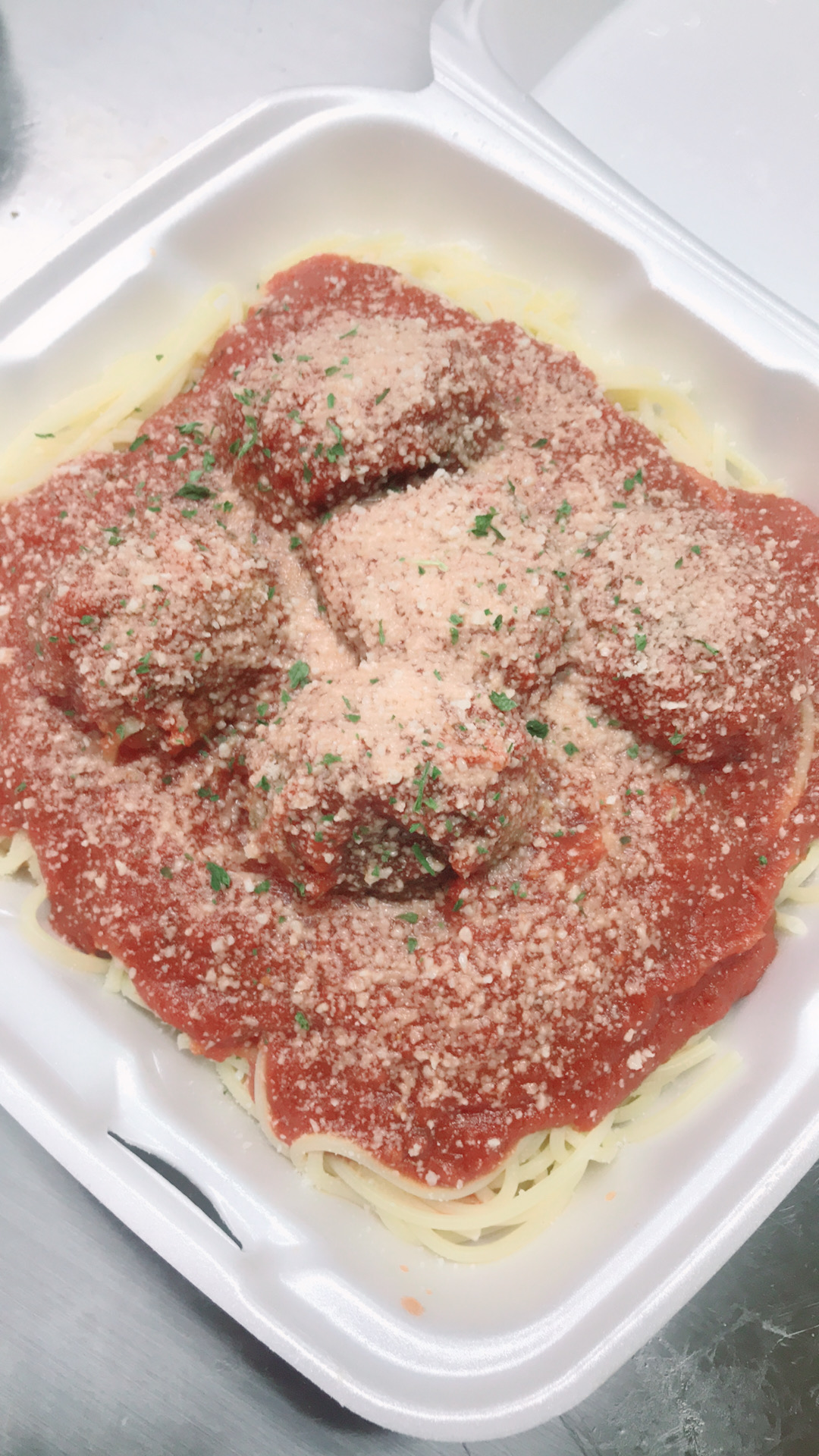 Order Spaghetti and Meatballs food online from Bellagio Restaurant & Pizzeria store, Utica on bringmethat.com
