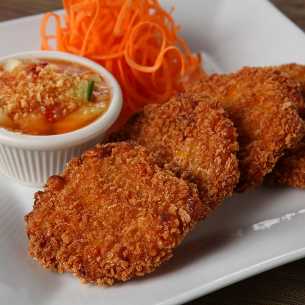 Order Corn Patties food online from Red Curry Thai Cuisine store, Dallas on bringmethat.com