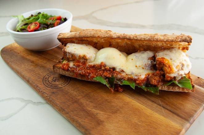 Order Meatball Panini food online from Pomo Pizza store, Phoenix on bringmethat.com