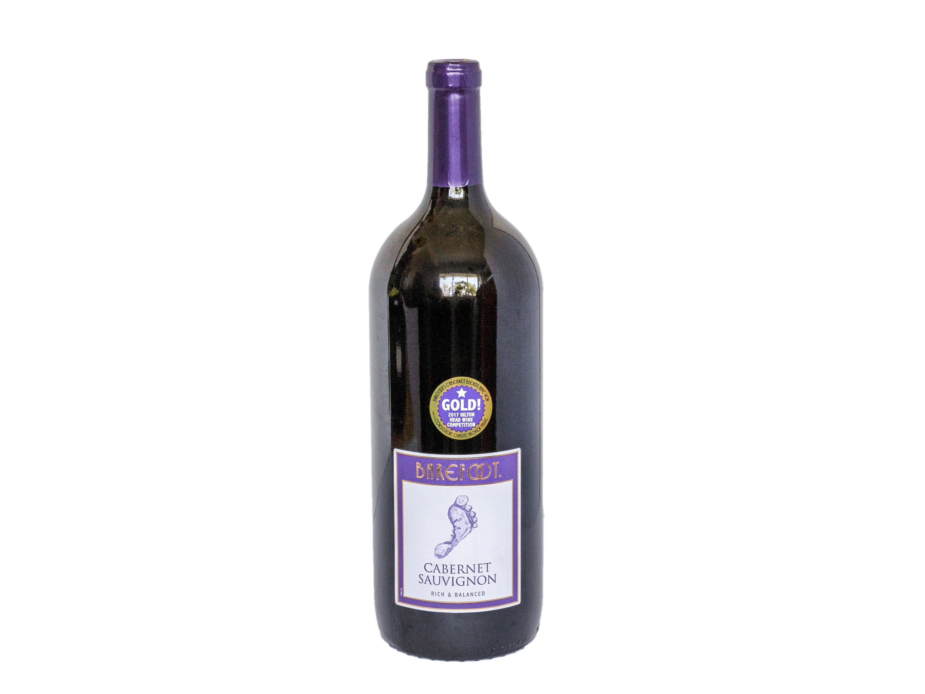 Order Barefoot |  cabernet Sauvignon 1.5L red wine  food online from Sandpiper Liquors store, Summerland on bringmethat.com