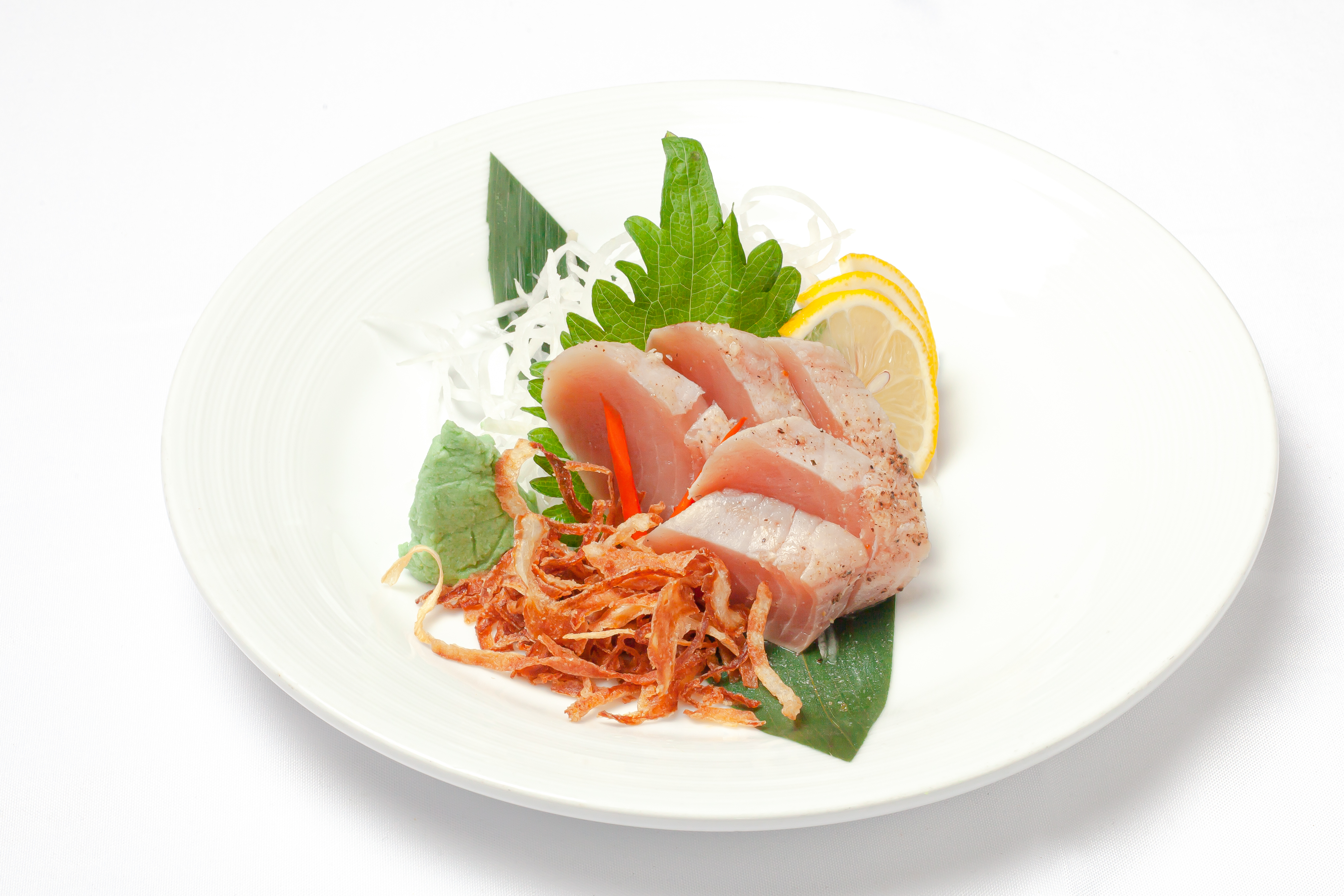 Order Albacore Sashimi food online from The Backhouse store, Los Angeles on bringmethat.com