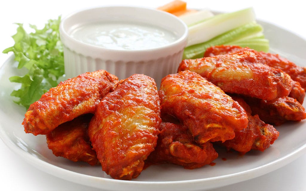 Order Chicken Wings - 1 Lb. food online from Top Class Pizza store, Fullerton on bringmethat.com