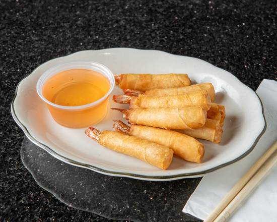 Order 8D. Shrimps in a Blanket (8) food online from Thai Noodles Cafe store, Libertyville on bringmethat.com