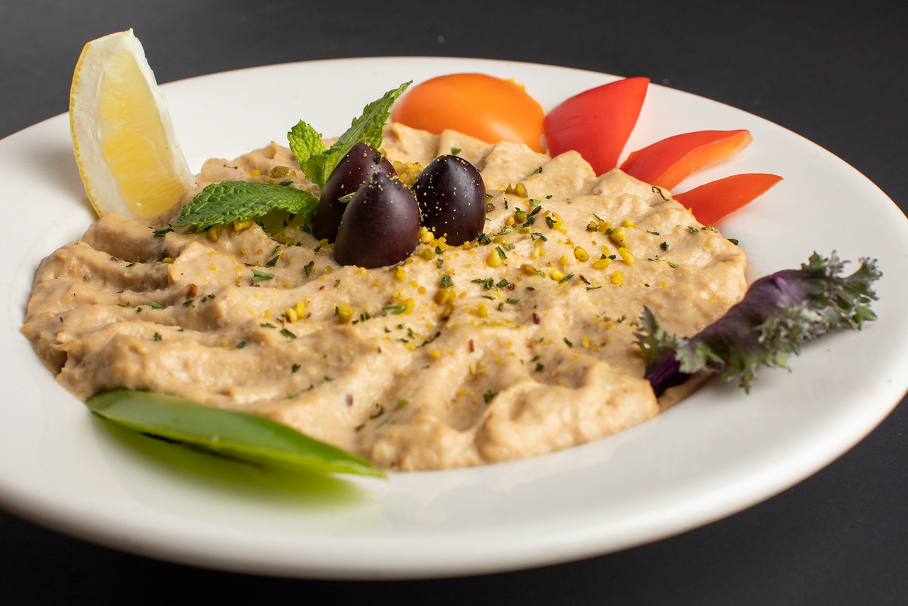 Order Hummus and Eggplant Delight food online from Persian Room store, Tucson on bringmethat.com