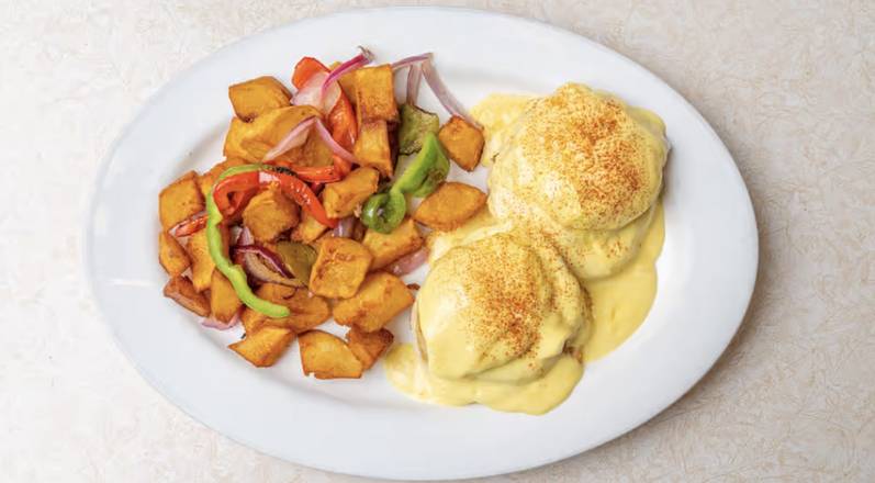 Order Classic Benedict food online from Chicks Donuts & Coffee Shop store, Concord on bringmethat.com