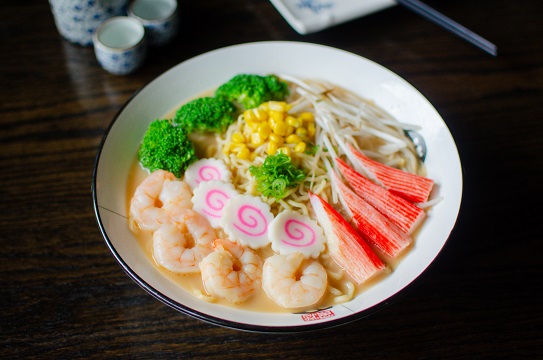Order Seafood Miso Ramen food online from Chinese Kitchen Sushi & Grill store, Chicago on bringmethat.com