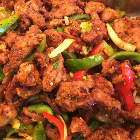 Order Spicy Shanghai Chicken food online from WA WA Restaurant store, Long Beach on bringmethat.com