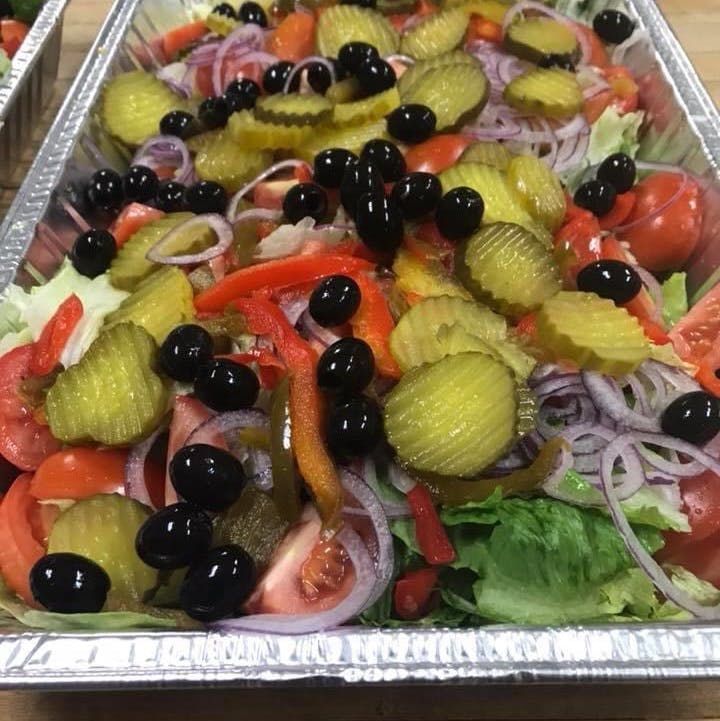 Order Tossed Salad - Salad food online from Lorenzo's Pizza store, Fountain Hill on bringmethat.com