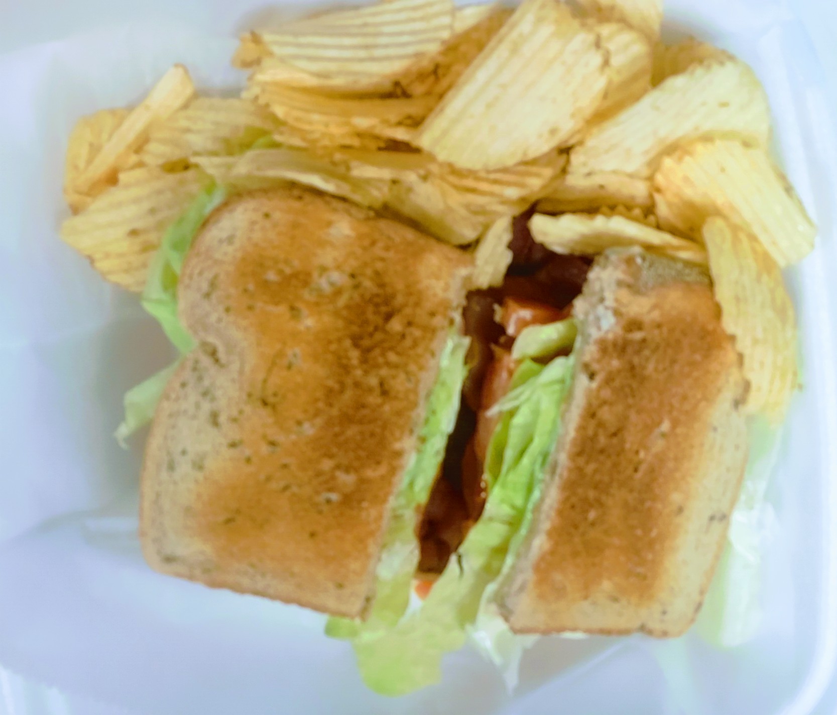Order BLT Sandwich on Toast food online from Mac Hideaway Bar & Grill store, New Albany on bringmethat.com