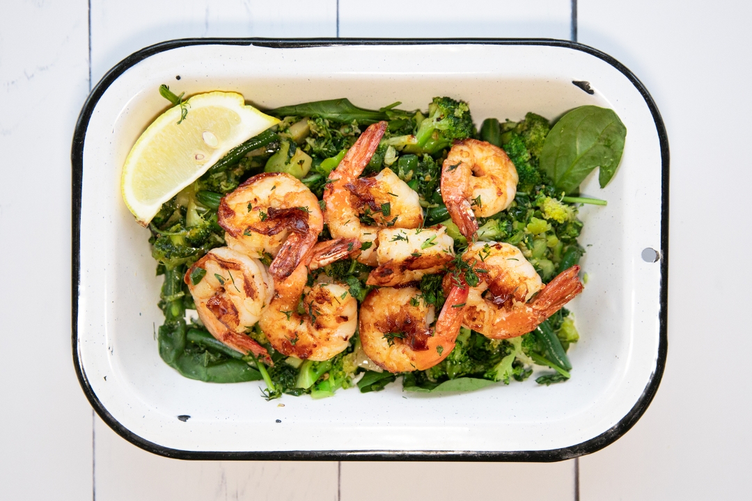 Order Grilled Shrimp food online from Brown Bag Seafood Co store, Chicago on bringmethat.com